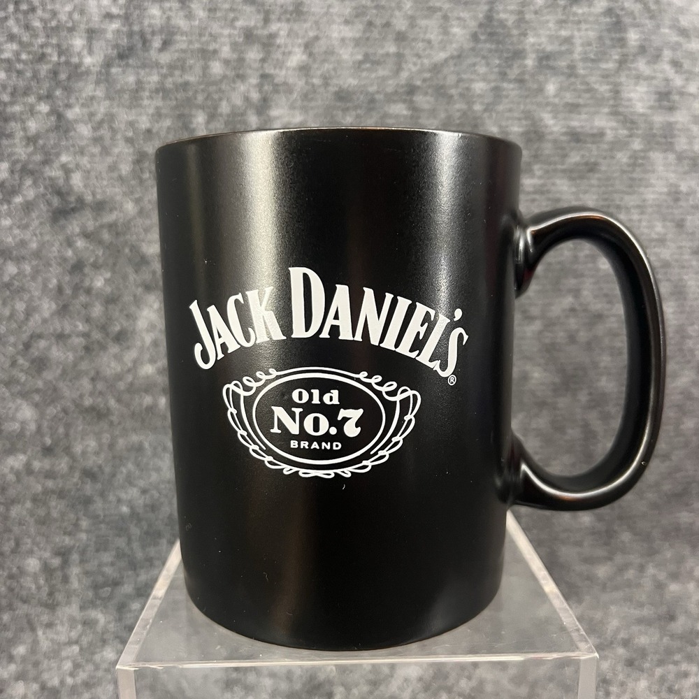 Jack Daniel's Old No 7 Brand Tennessee Whiskey Black Coffee Mug